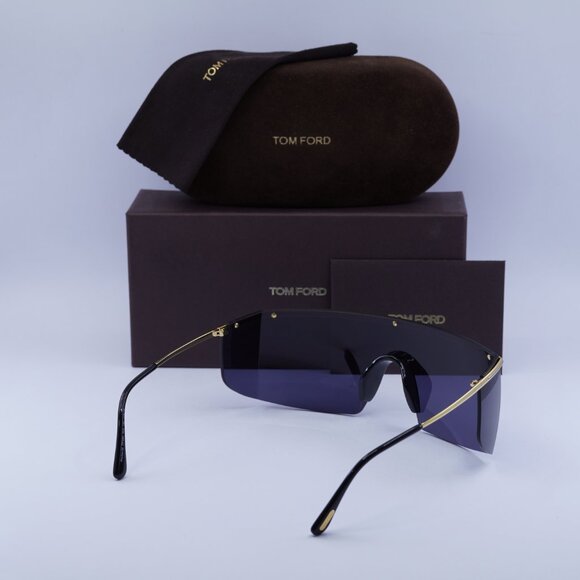 🕶️ New Tom Ford Pavlos-02 FT0980 30A Sunglasses - Gold Frame, Smoke Lenses - Picture 9 of 9